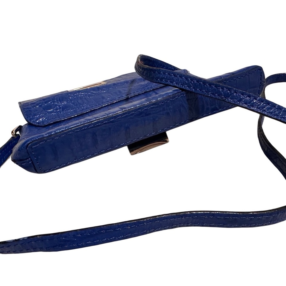 Kate Spade New York Rialto Place Sally Crossbody Bag Blue Crocodile Embossed GUC - Picture 7 of 16